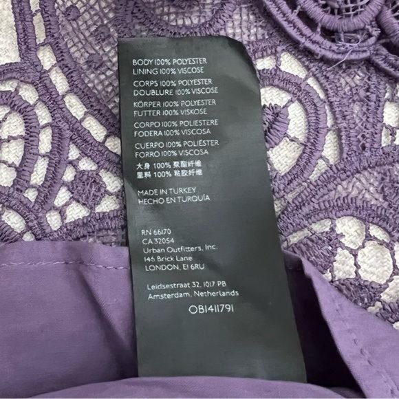 Anthropologie Maeve Embroidered Lace Mini Dress Size 2 NWOT - Picture 15 of 15